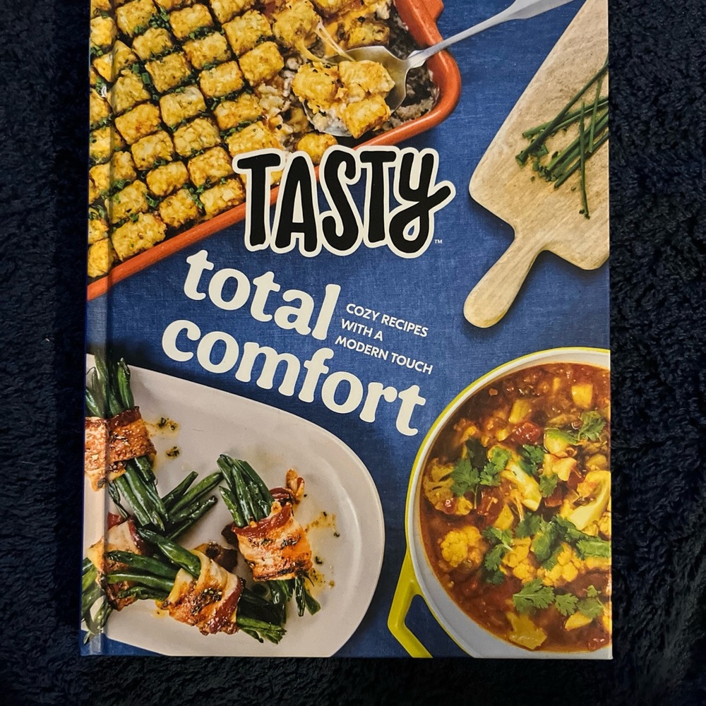 Blue and Orange Comfort Kitchen Cookbook